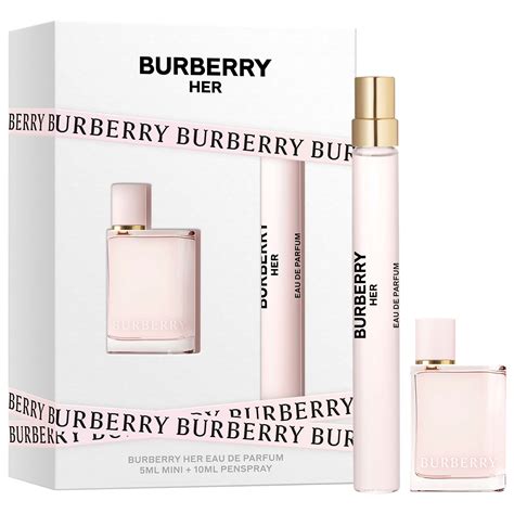 mini her burberry set|burberry her perfume mini.